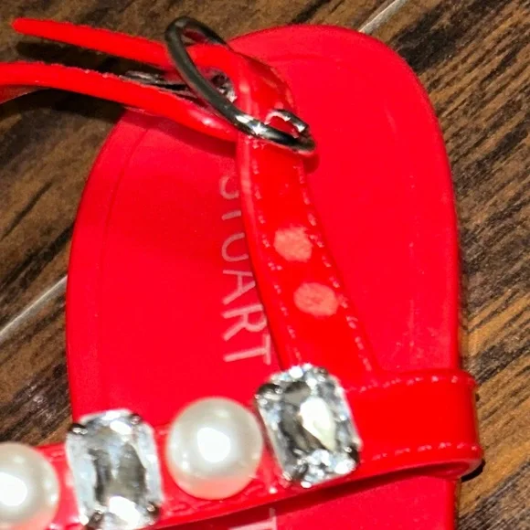 Stuart Weitzman Embellished Sandals - Picture 7 of 12